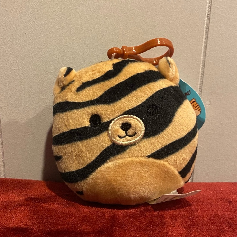Tina the Tiger Squishmallow Clip